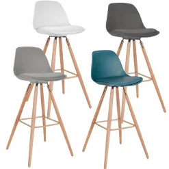 IDMarket Tabourets de bar scandinaves 4 couleurs* Collection Scandinave|Tabourets De Bar