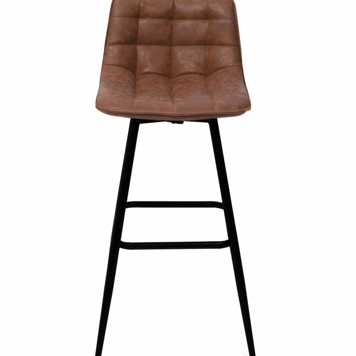 IDMarket Tabourets de bar vintage marron vieilli* Collection Vintage|Collection Moderne