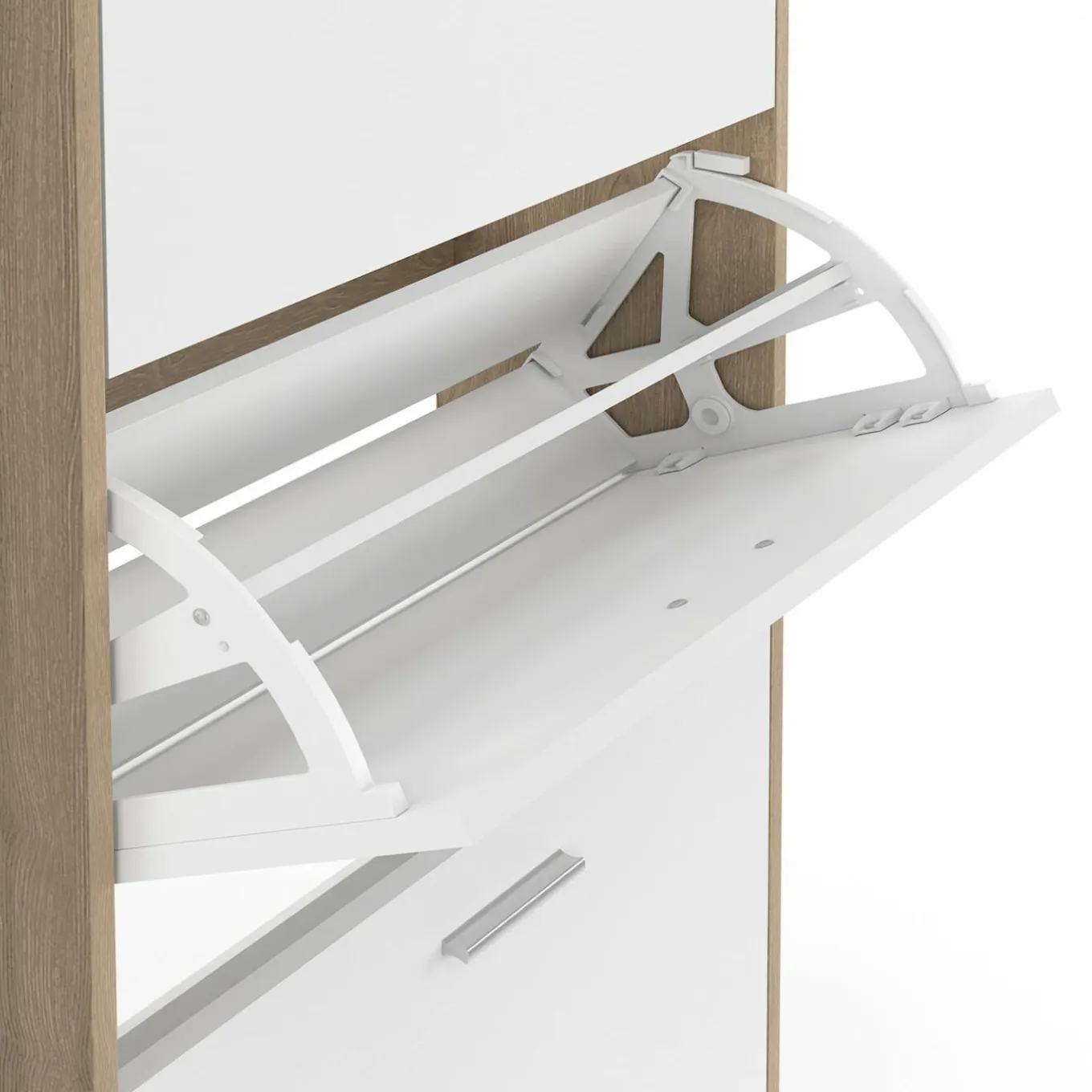 IDMarket Étagère à chaussures 3 portes* Meubles Hauts|Petits Meubles