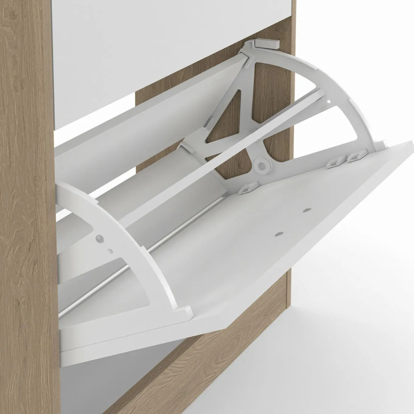 IDMarket Étagère à chaussures 2 portes* Petits Meubles|Meubles À Chaussures