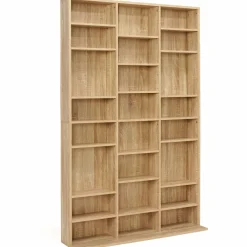 IDMarket Étagère bibliothèque 30 cases modulables effet bois* Meubles Hauts|Meubles En Bois
