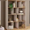 IDMarket Étagère bibliothèque 4 niveaux blanc et effet bois 143 cm* Etagères