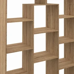 IDMarket Étagère bibliothèque avec 11 compartiments effet bois* Meubles Hauts|Meubles En Bois