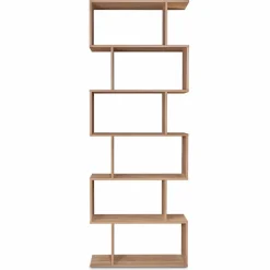 IDMarket Étagère bois imitation hêtre en S 6 niveaux* Meubles Hauts|Meubles En Bois