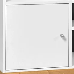 IDMarket Étagère escalier blanche et grise* Rangement Et Accessoires|Meubles Tiroirs