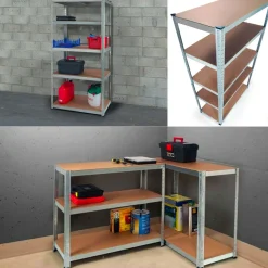 IDMarket Étagère modulable pour charges lourdes* Etagères Charges Lourdes|Meubles Bricolage Et Rayonnage