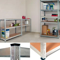 IDMarket Étagère modulable pour charges lourdes* Etagères Charges Lourdes|Meubles Bricolage Et Rayonnage