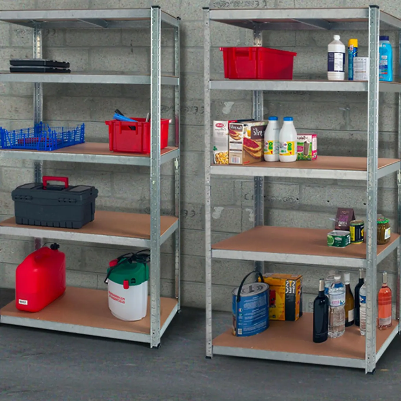 IDMarket Étagère modulable pour charges lourdes* Etagères Charges Lourdes|Meubles Bricolage Et Rayonnage