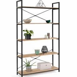 IDMarket Étagère métal style industriel 170 cm* Meubles Hauts|Collection Agencement Magasin