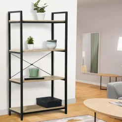 IDMarket Étagère métal style industriel* Meubles Hauts|Collection Agencement Magasin