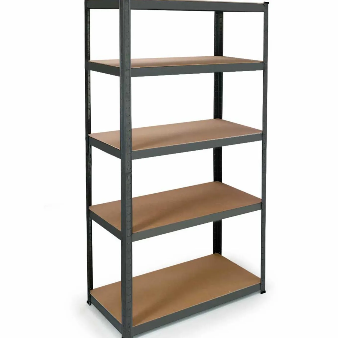 IDMarket Étagère métallique modulable 5 plateaux* Etagères Charges Lourdes|Meubles Bricolage Et Rayonnage