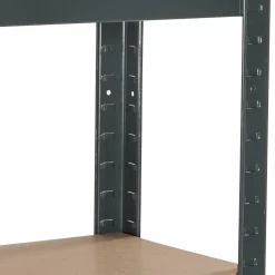 IDMarket Étagère métallique modulable 5 plateaux* Etagères Charges Lourdes|Meubles Bricolage Et Rayonnage