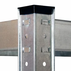 IDMarket Étagères modulables charges lourdes en métal 150 cm* Etagères Charges Lourdes|Meubles Bricolage Et Rayonnage