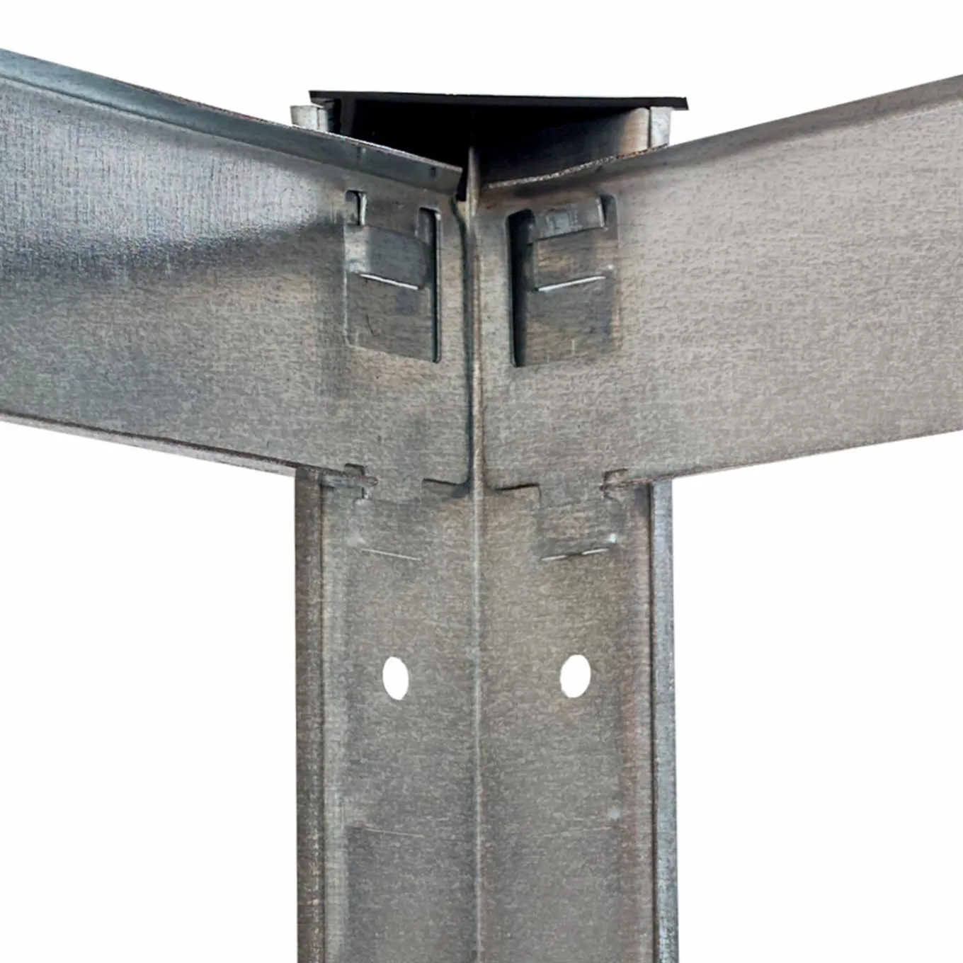 IDMarket Étagères modulables charges lourdes en métal 150 cm* Etagères Charges Lourdes|Meubles Bricolage Et Rayonnage