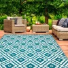 IDMarket Tapis bleu canard pour terrasse et extérieur* Revêtement Sol Extérieur