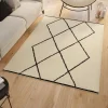 IDMarket Tapis d'intérieur rectangle à motifs berbère 160 x 220 cm* Décoration Et Accessoires