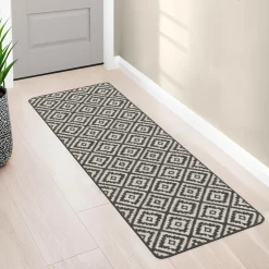 IDMarket Tapis intérieur gris et blanc 60x180cm* Décoration Et Accessoires