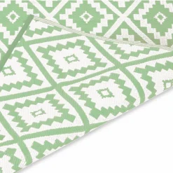 IDMarket Tapis vert sauge pour terrasse et extérieur* Revêtement Sol Extérieur