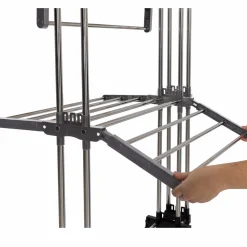 IDMarket Étendoir extensible avec grande capacité et 30 accessoires* Séchoirs À Linge