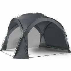 IDMarket Tente dôme LED gris anthracite* Mobilier Pliant D'Appoint|Tonnelles De Jardin