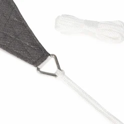 IDMarket Toile ombrage carré haute densité gris 4x4 m* Voiles D'Ombrage