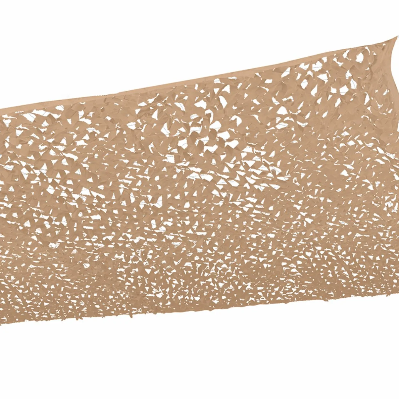 IDMarket Toile ombrage carré 4x4m camouflage sable* Voiles D'Ombrage