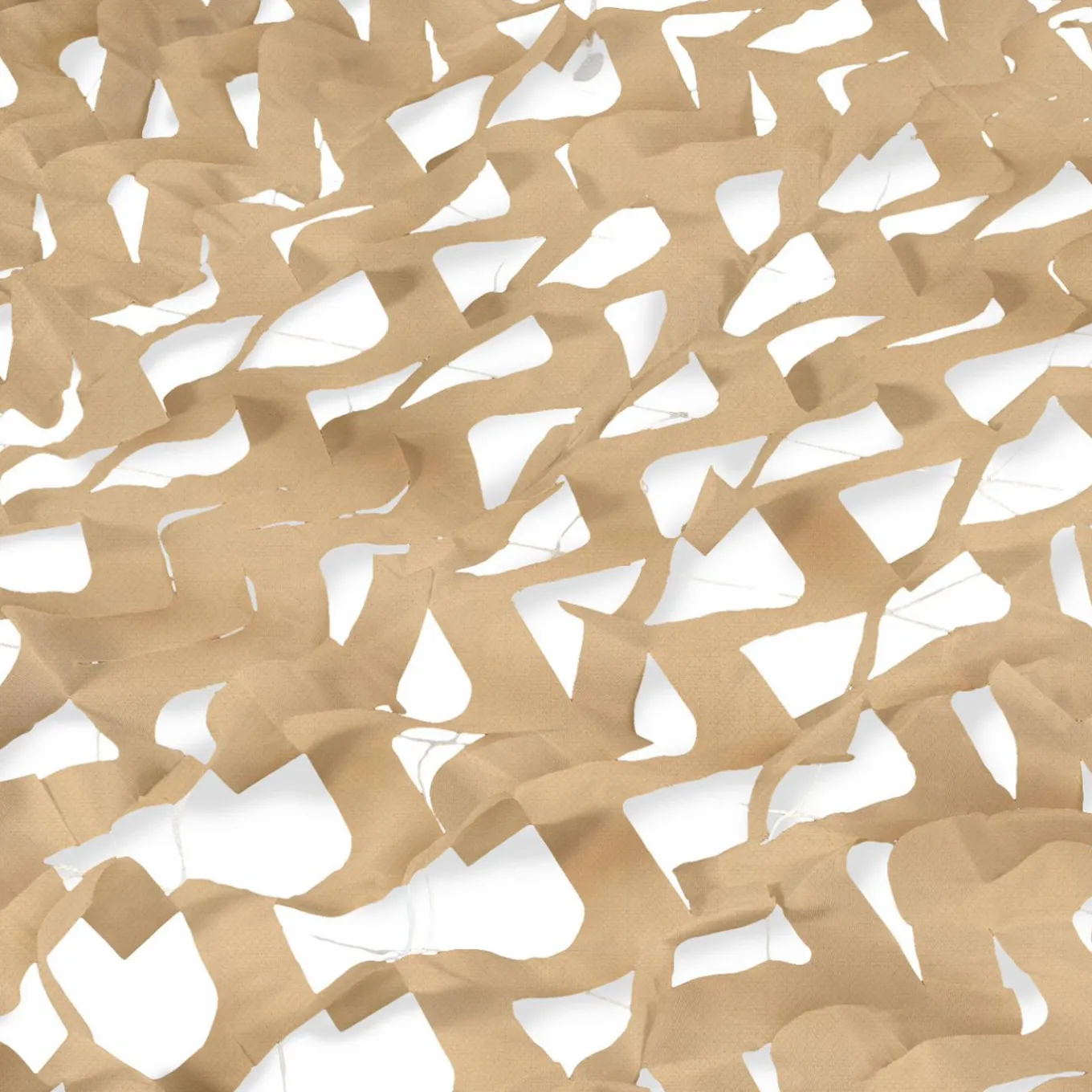 IDMarket Toile ombrage carré 4x4m camouflage sable* Voiles D'Ombrage