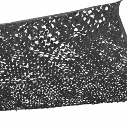 IDMarket Toile ombrage rectangulaire camouflage gris 4x6 m* Voiles D'Ombrage