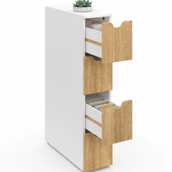 IDMarket Tour de rangement à roulettes 4 tiroirs* Meubles Bas|Petits Meubles