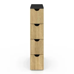 IDMarket Tour de rangement gain de place sur roulettes* Meubles Bas|Petits Meubles