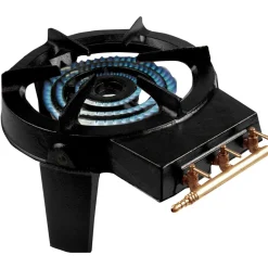 IDMarket Trépied à gaz* Dessertes Et Éléments De Cuisine