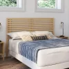 IDMarket Tête de lit en lattes coloris bois clair 160 cm* Têtes De Lit|Chambre Complète Adulte