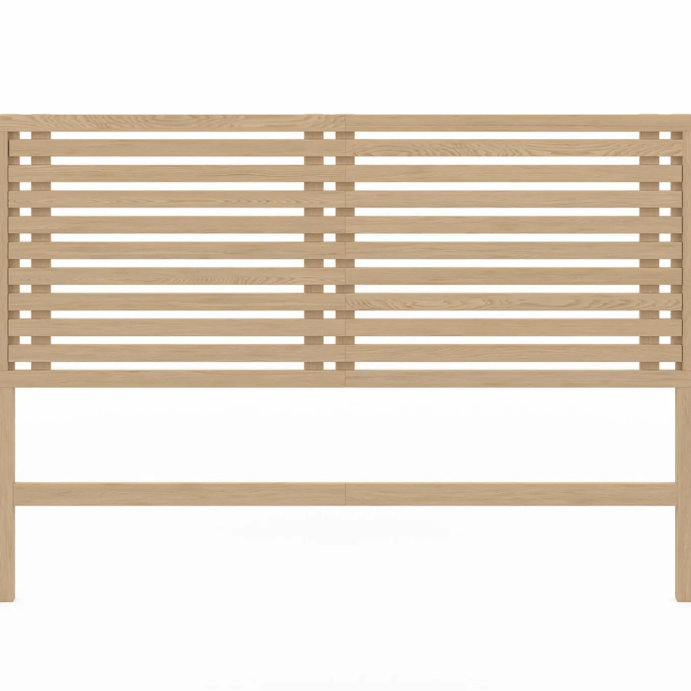 IDMarket Tête de lit en lattes coloris bois clair 160 cm* Têtes De Lit|Chambre Complète Adulte