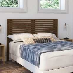 IDMarket Tête de lit en lattes coloris bois vieilli 160 cm* Têtes De Lit|Chambre Complète Adulte
