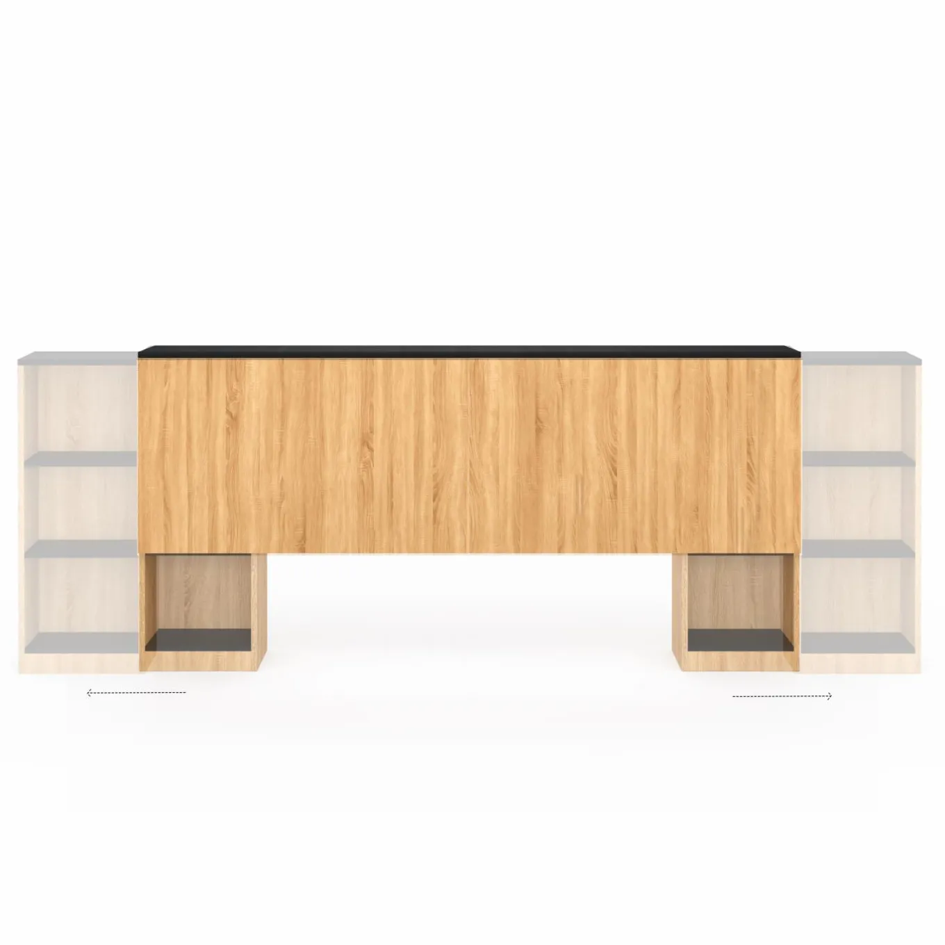 IDMarket Tête de lit extensible avec chevets coulissants* Têtes De Lit|Chambre Complète Adulte