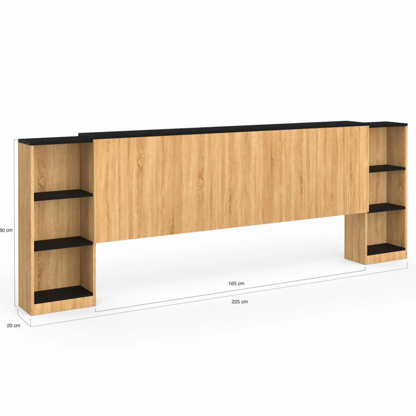 IDMarket Tête de lit extensible avec chevets coulissants* Têtes De Lit|Chambre Complète Adulte