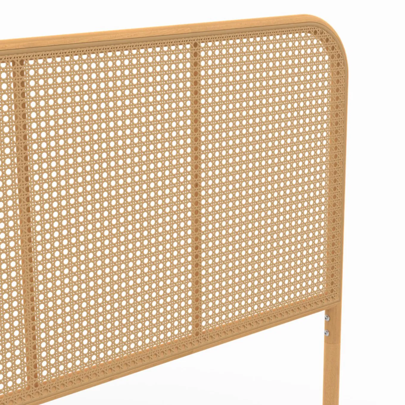 IDMarket Tête de lit façon cannage 160 cm sur pied* Meubles En Bois|Collection Cannage