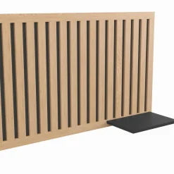 IDMarket Tête de lit suspendue en lattes verticales* Têtes De Lit|Collection Moderne