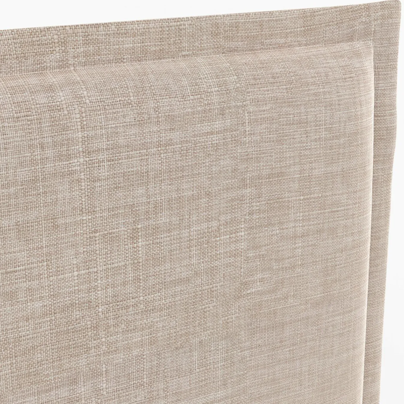 IDMarket Tête de lit suspendue en tissu lin beige de 160 cm* Collection Moderne|Chambre Complète Adulte