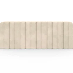 IDMarket Tête de lit suspendue en velours beige 160 cm* Collection Moderne|Têtes De Lit