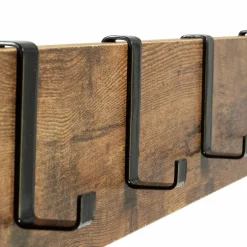 IDMarket Vestiaire d’entrée style industriel avec banquette* Meubles Hauts|Collection Industrielle