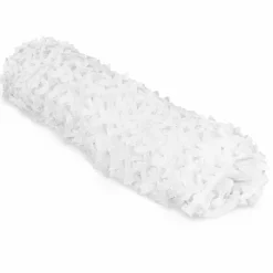 IDMarket Voile d’ombrage camouflage 4x6 m blanc* Voiles D'Ombrage